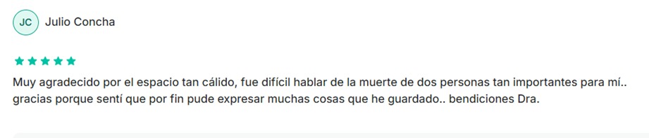 Reseña de paciente con cinco estrellas (14)