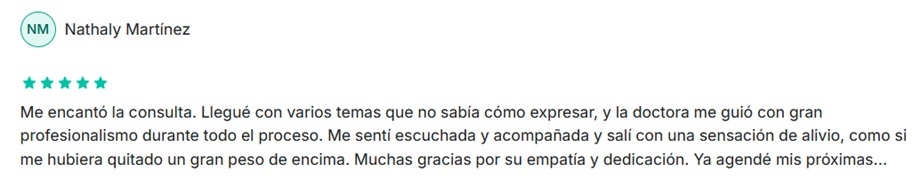 Reseña de paciente con cinco estrellas (13)