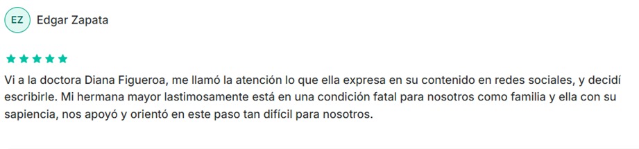 Reseña de paciente con cinco estrellas (2)
